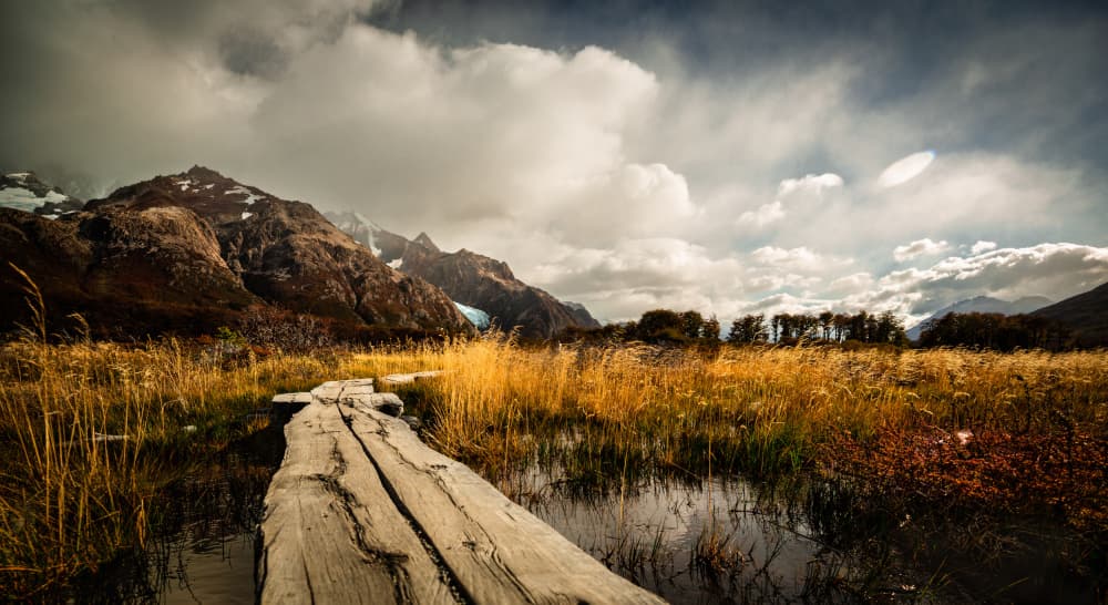 Path Through Autumn Mountains by Jie Jin — canvas wall art