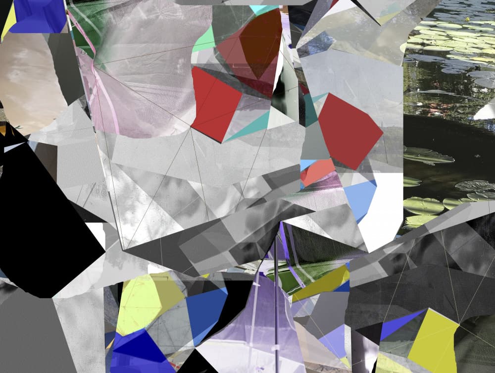 Abstract Geometric Landscape by Stefan Fransson — canvas wall art