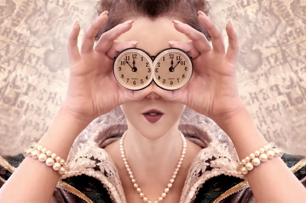Elegant Time Gaze by Adela Lia Rusu — canvas wall art