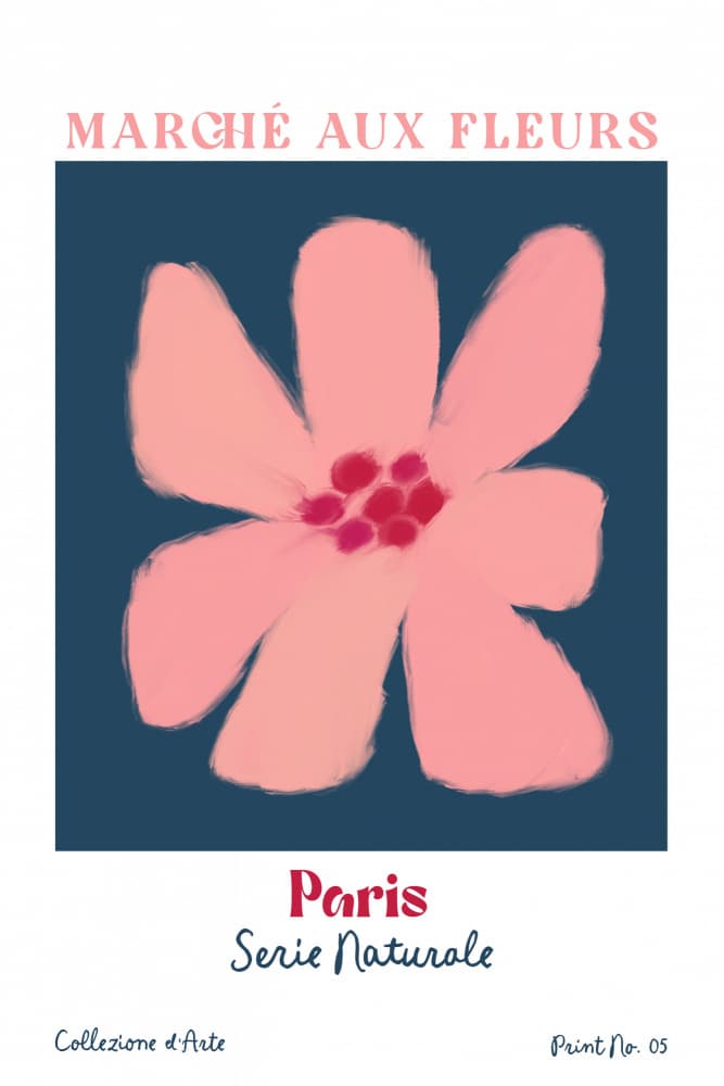 Pink Paris Bloom by Treechild — canvas wall art