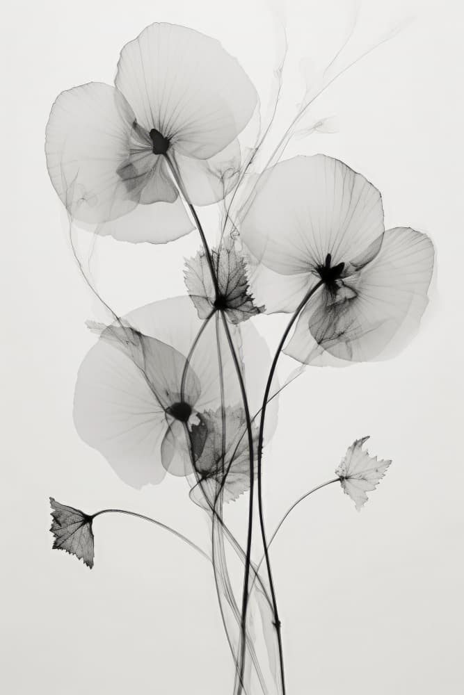 Transparent Botanic No1 by Treechild — canvas wall art