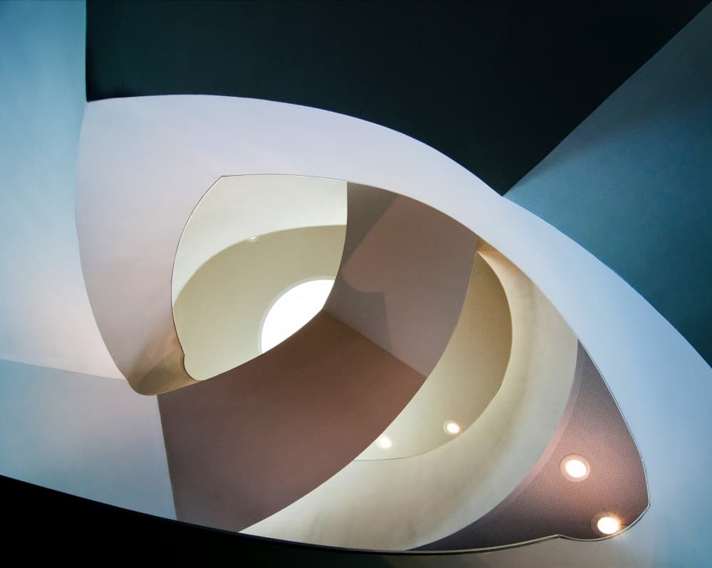 Elegant Upward Spiral by Henk van Maastricht — canvas wall art