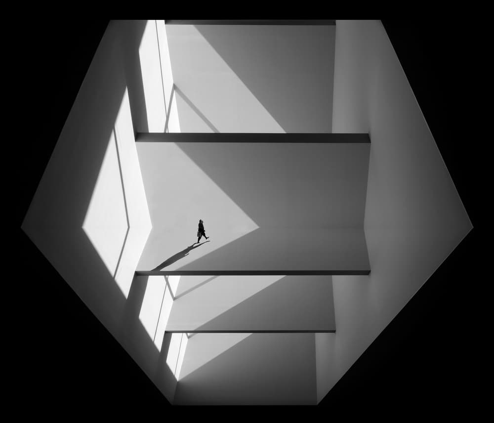 Geometric Solitude by Huib Limberg — canvas wall art