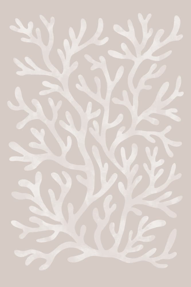 Organic Coral Forms by EMELIEmaria — canvas wall art