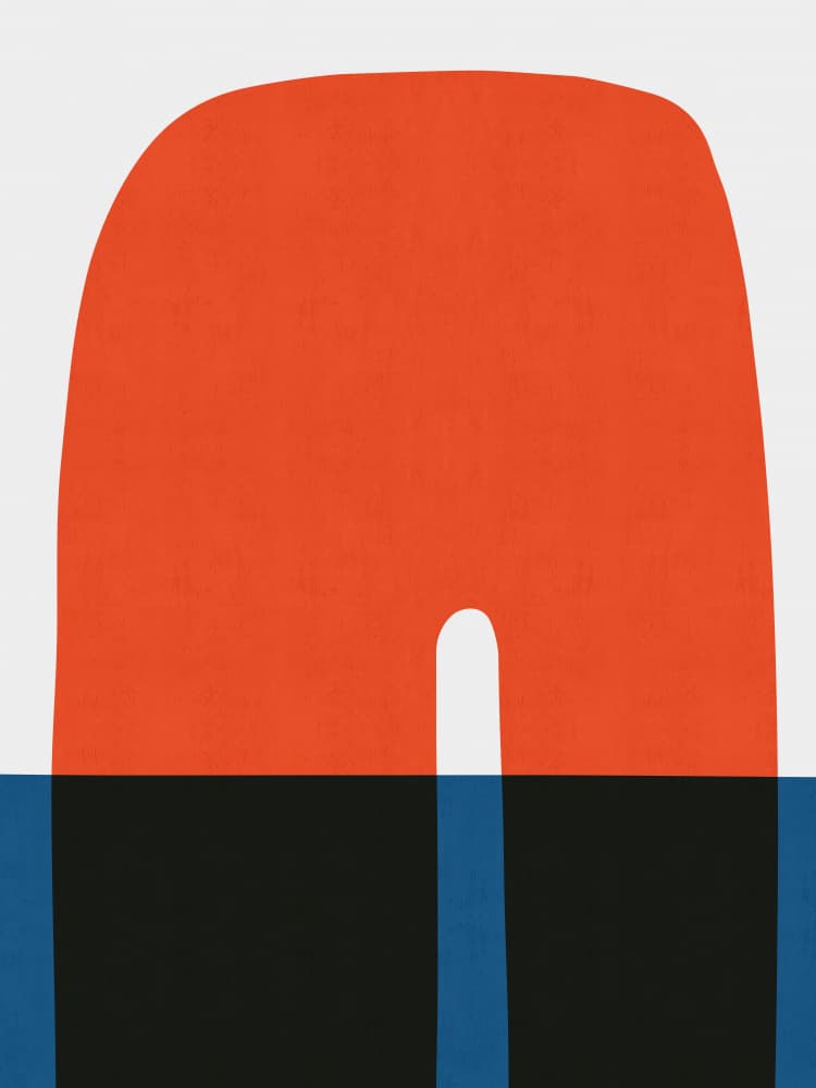 Bold Geometric Forms by Vitor Costa — canvas wall art