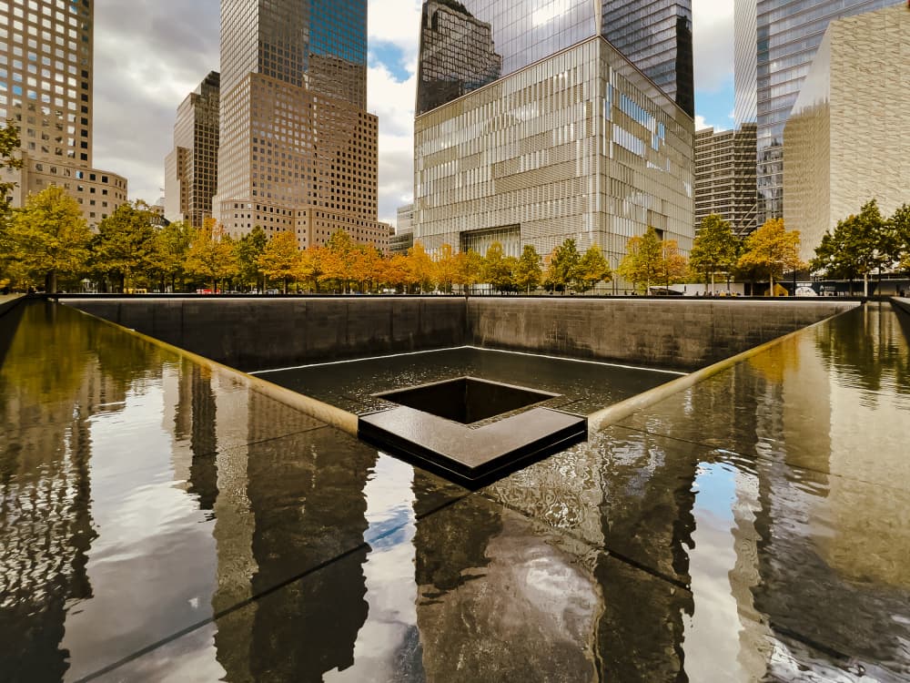 Autumn Memorial Reflections by Joshua Leeman — canvas wall art