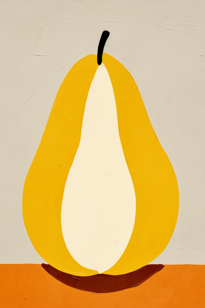 Pear by Treechild — canvas wall art