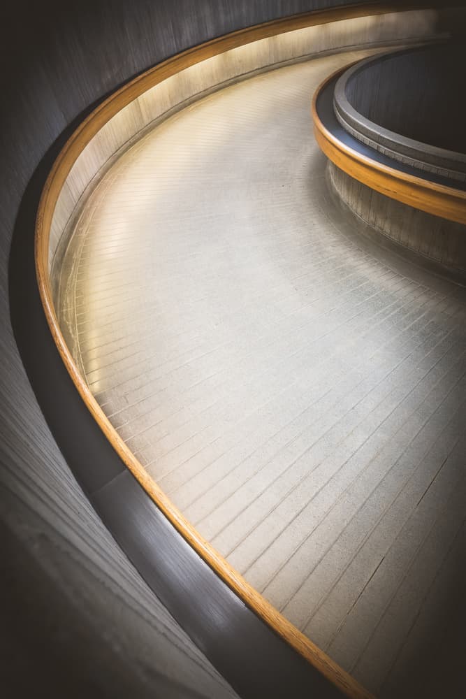 Elegant Spiral Path by Richard Huang — canvas wall art