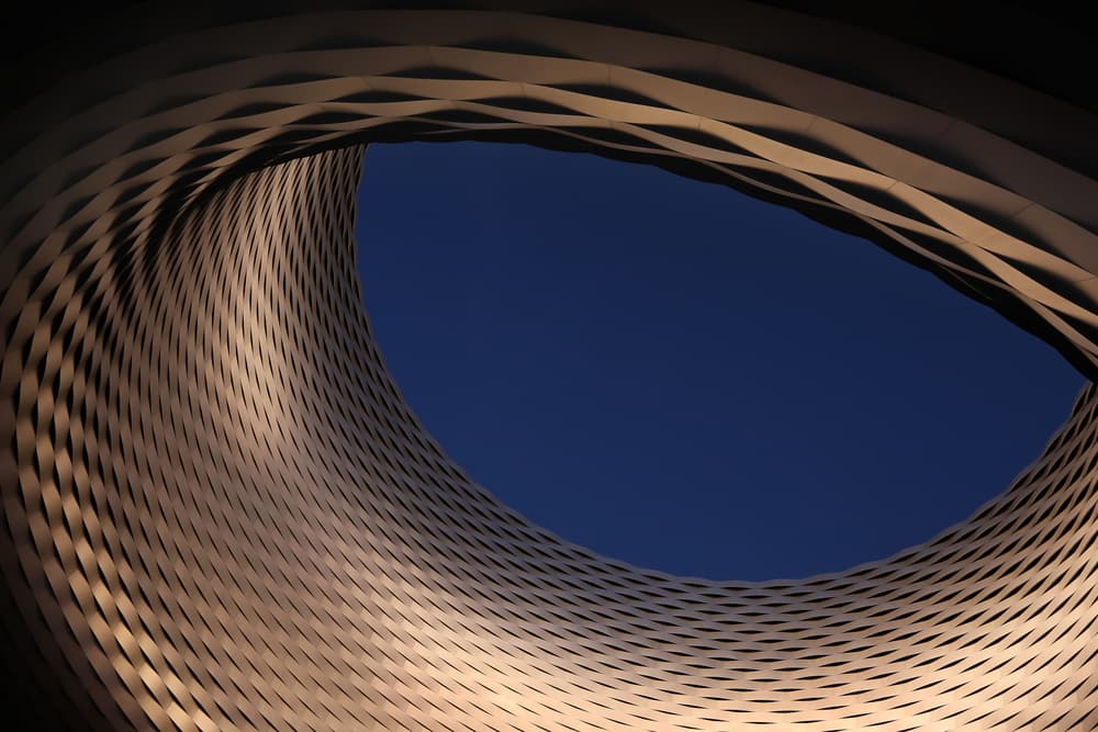 Curved Sky Portal by Hans-Wolfgang Hawerkamp — canvas wall art