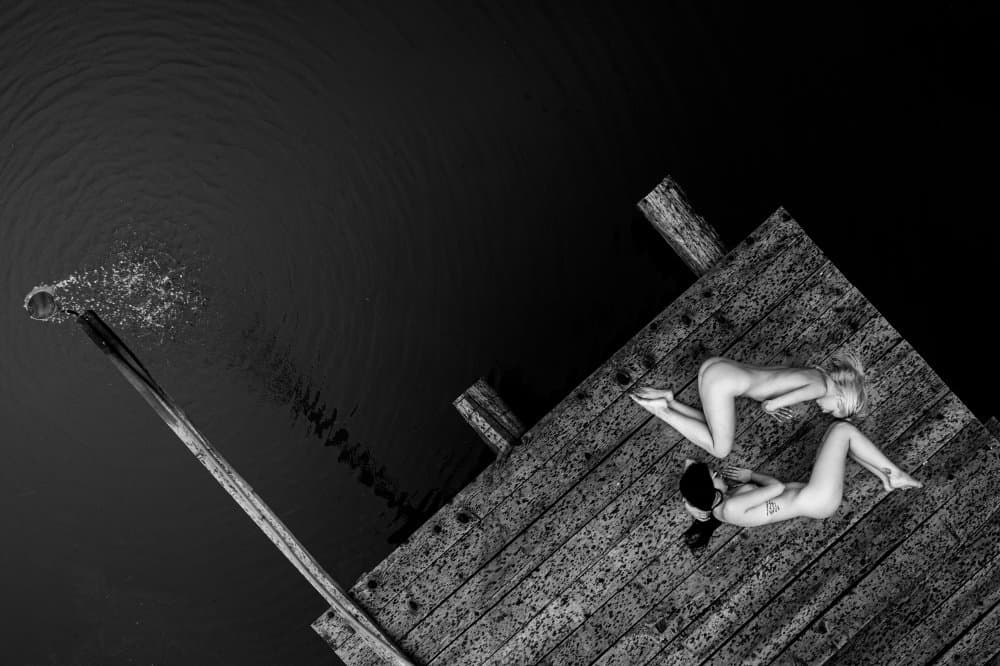 Two Figures Resting by Ovi D. Pop — canvas wall art