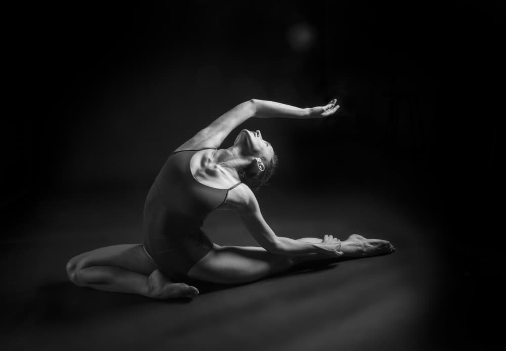Graceful Dancer Pose by Elad Nissim — canvas wall art