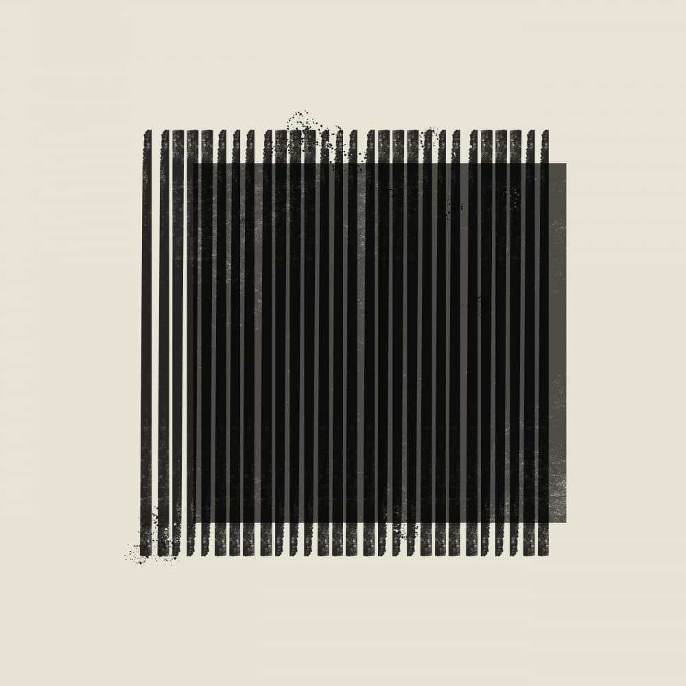 Striped Silence by THE MIUUS STUDIO — canvas wall art