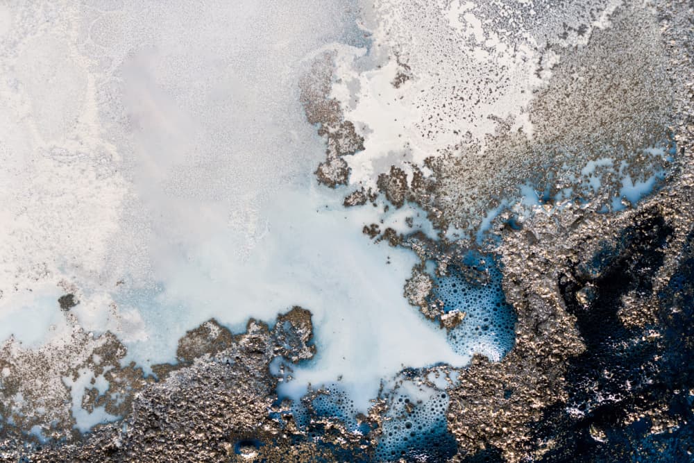 Oceanic Textures - Sea of Secrets by Petra Meikle de Vlas — canvas wall art