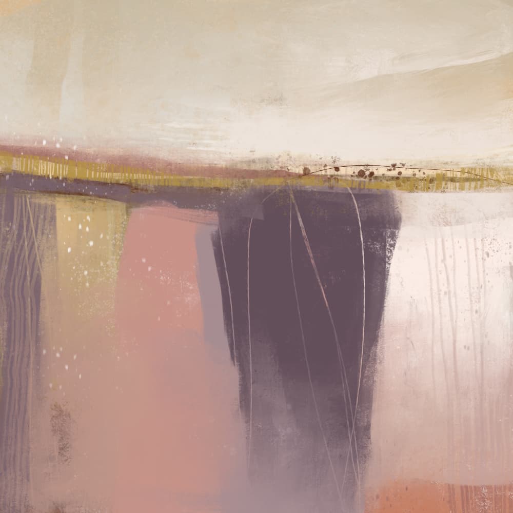 Calm Abstract Horizon by MANSI SAXENA — canvas wall art