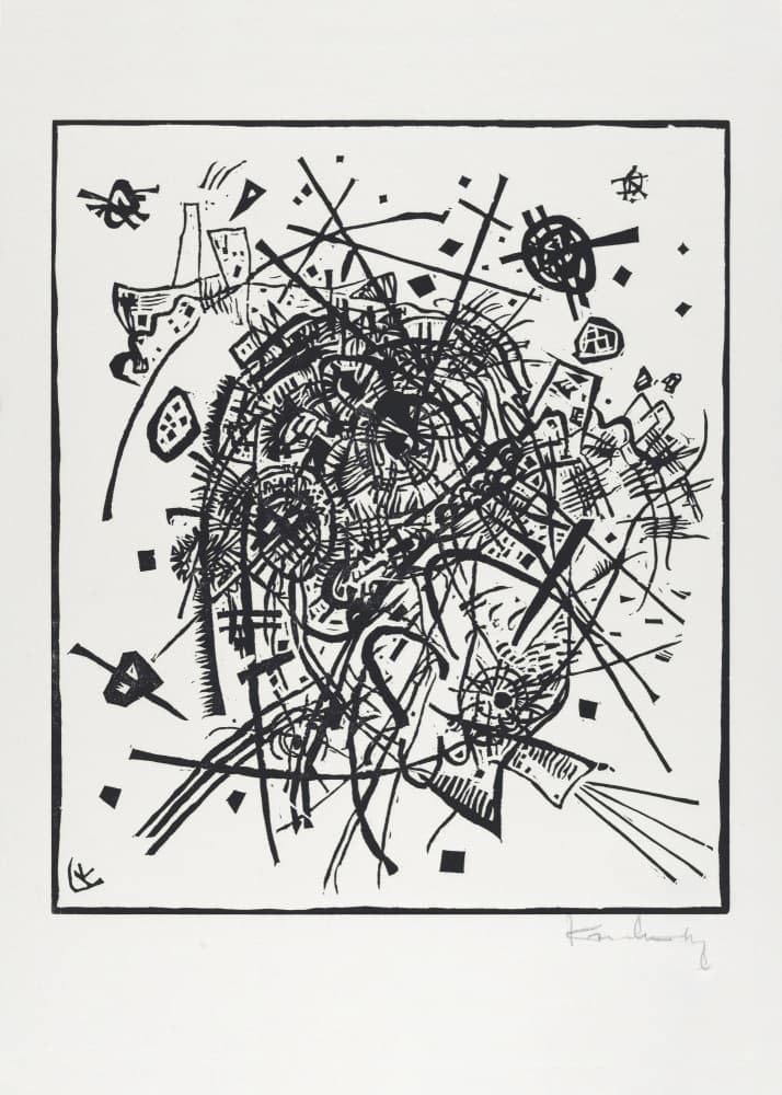 Kleine Welten Viii (small Worlds Viii) (1922) by Wassily Kandinsky — canvas wall art