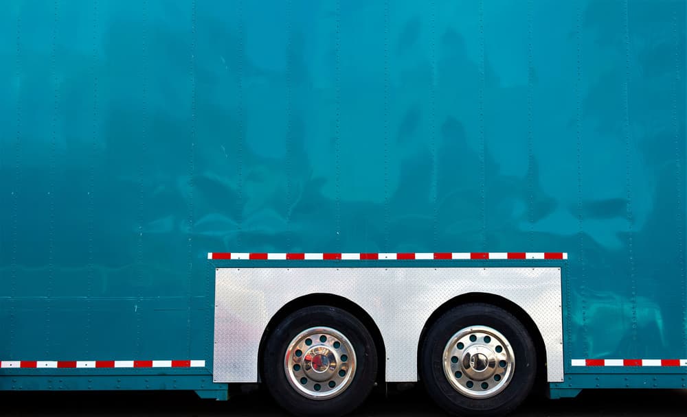 Teal Truck Wheels by Arnon Orbach — canvas wall art