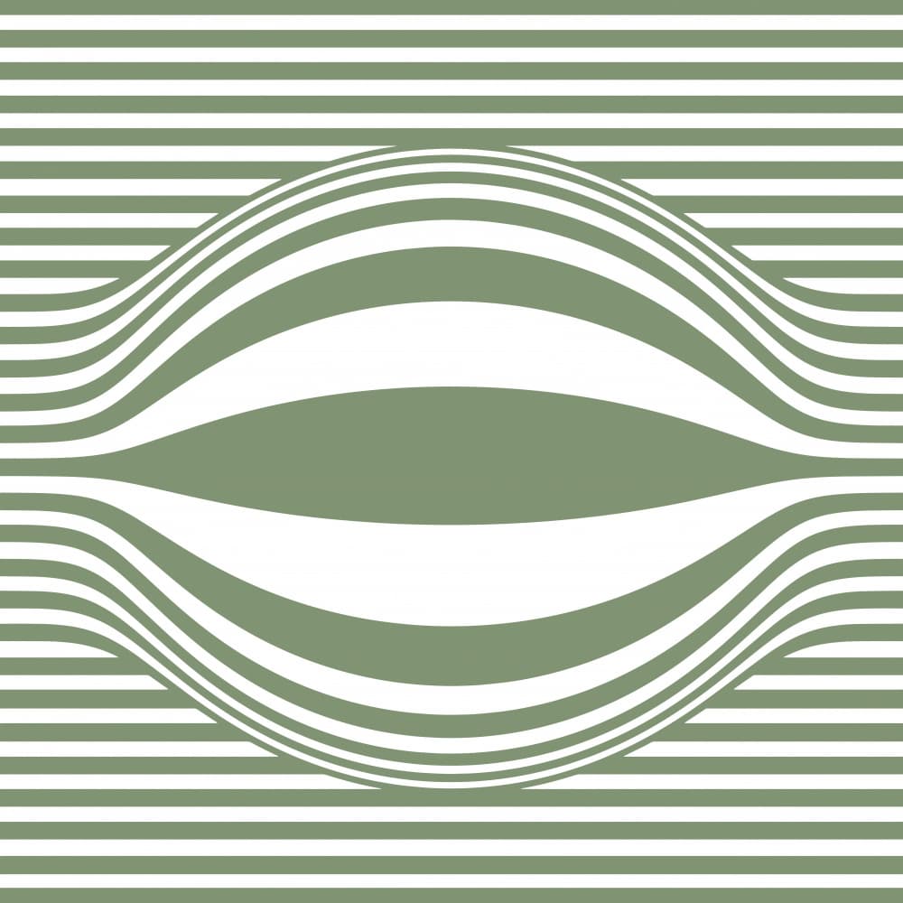 Optical Green Illusion by Carlos Perez Del Moro — canvas wall art