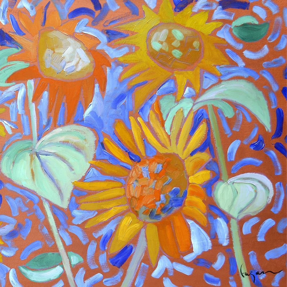 Sunflower Sage II by Dorothy Fagan — canvas wall art