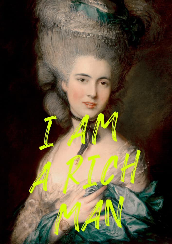 Regal Woman Bold Statement by Talitha McQueen — canvas wall art