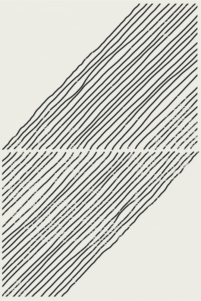 Textured Diagonal Lines by jay stanley — canvas wall art