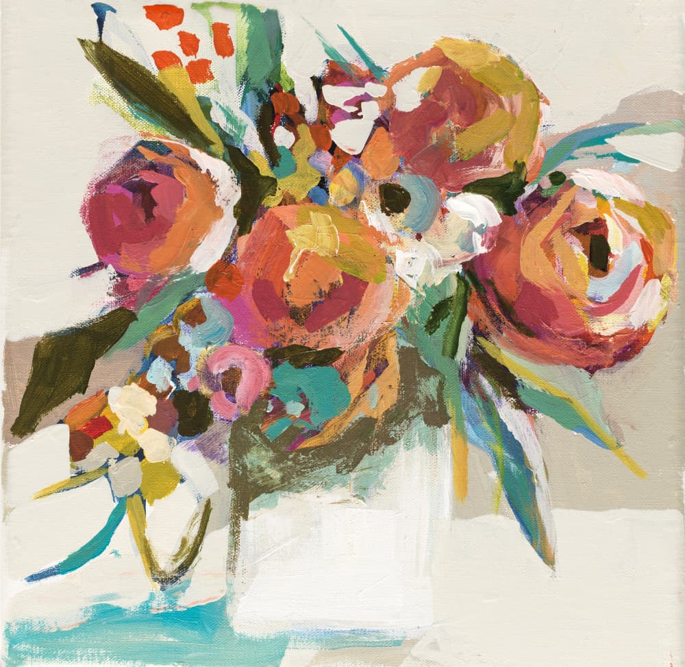 Autumn Bouquet by Jenny Westenhofer — canvas wall art