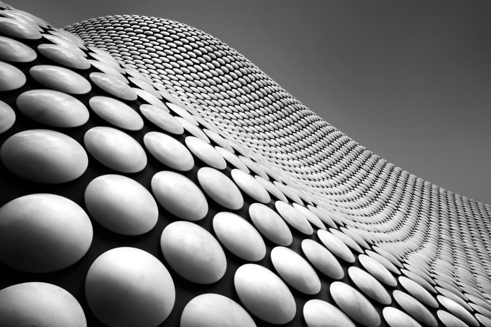 Abstract Architectural Curves by Linda Wride — canvas wall art