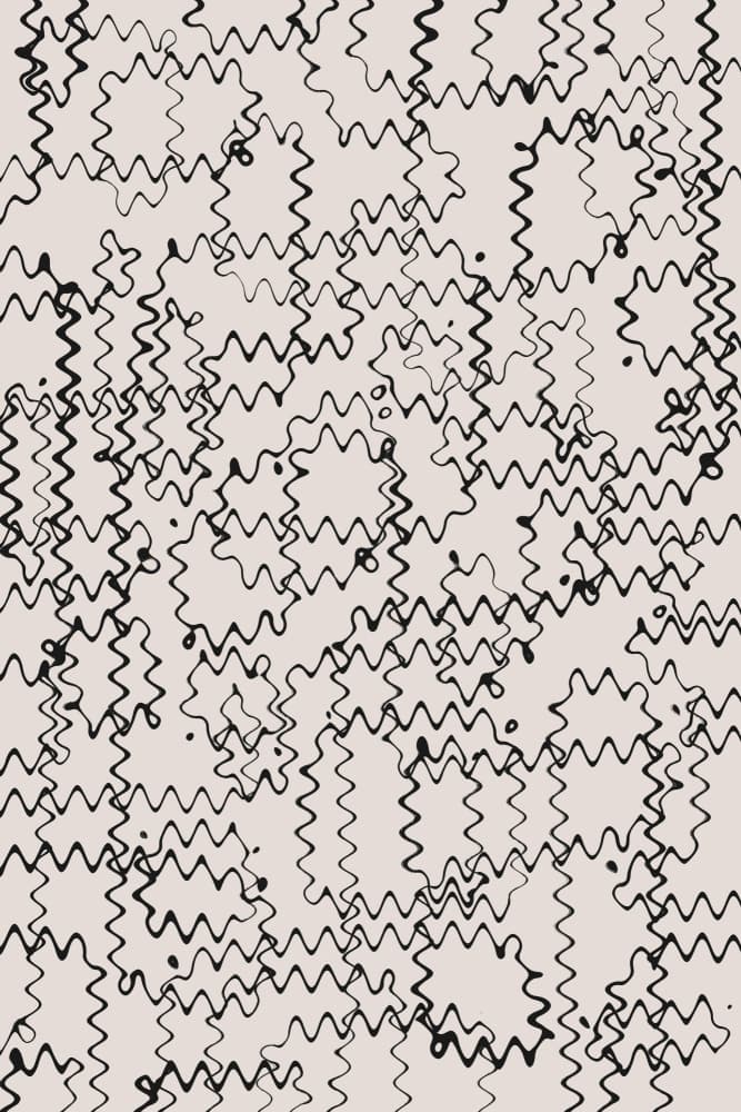 Zigzag Whirlwind by Treechild — canvas wall art