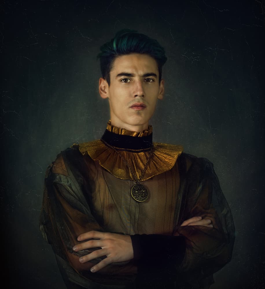 Modern Renaissance Portrait by Svetlana Melik-Nubarova — canvas wall art