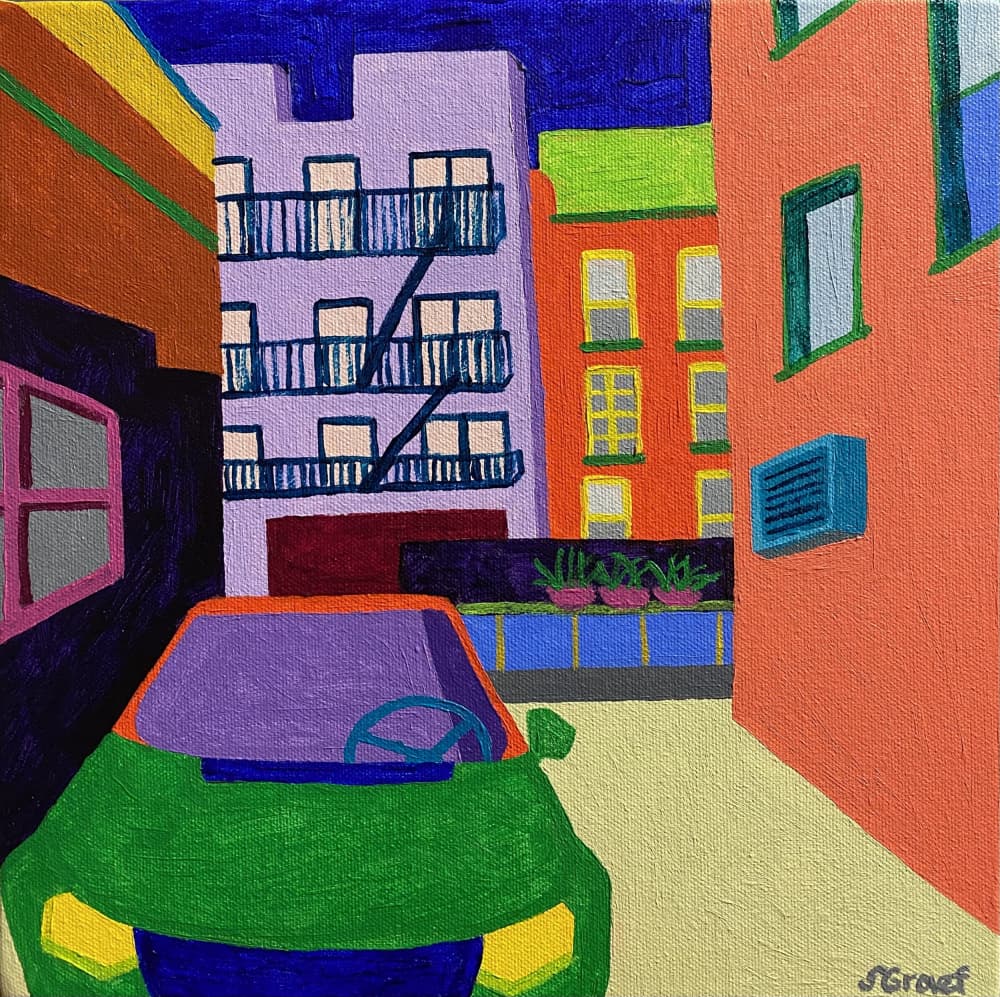 View from the Alley by Sue Graef — canvas wall art