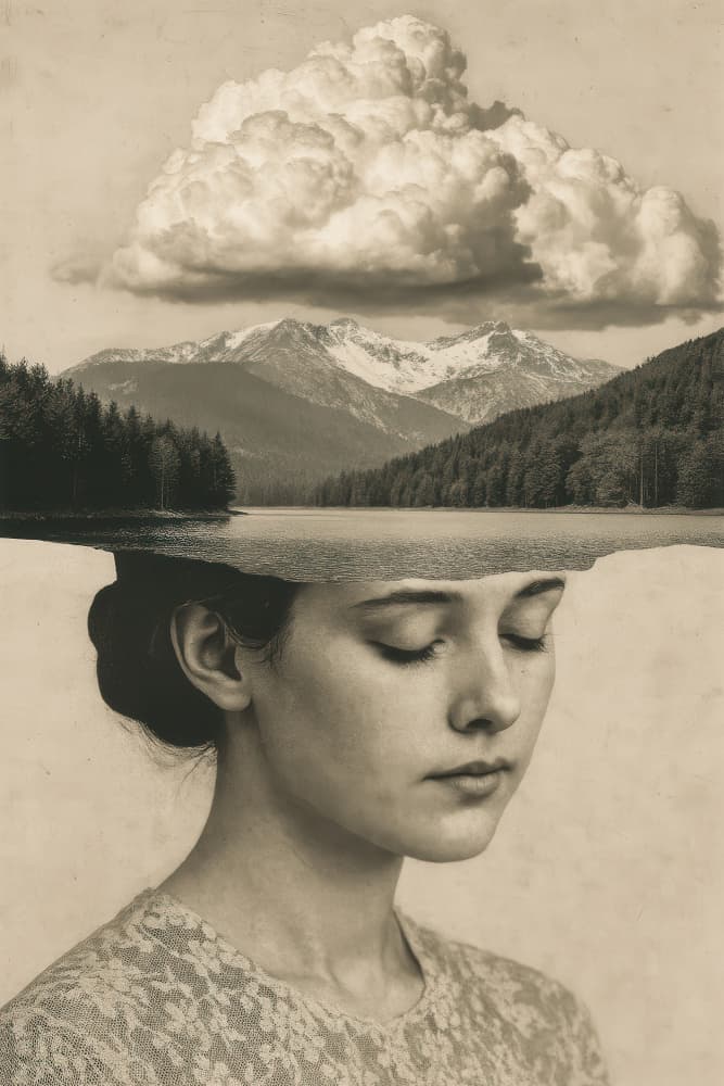 Head space by Treechild — canvas wall art