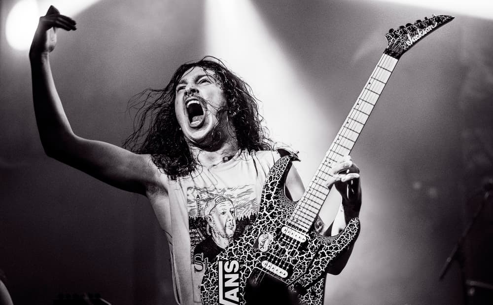 Screaming Rock Guitarist by Jesse Kämäräinen — canvas wall art