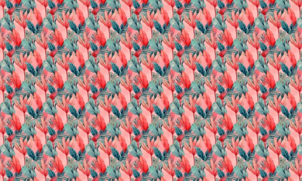 Serene Leaf Pattern by Justyna Jaszke — canvas wall art