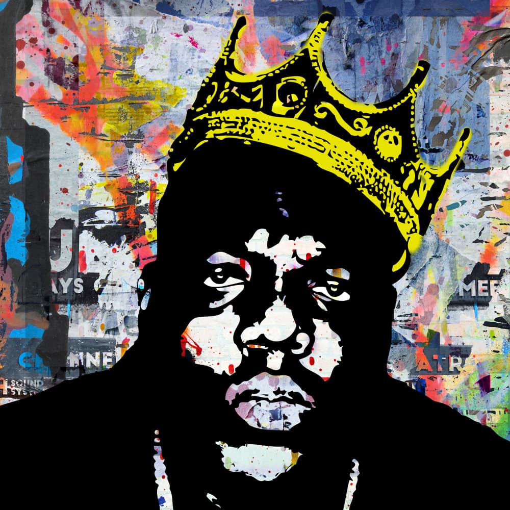 Street Art King by PASLIER Morgan — canvas wall art