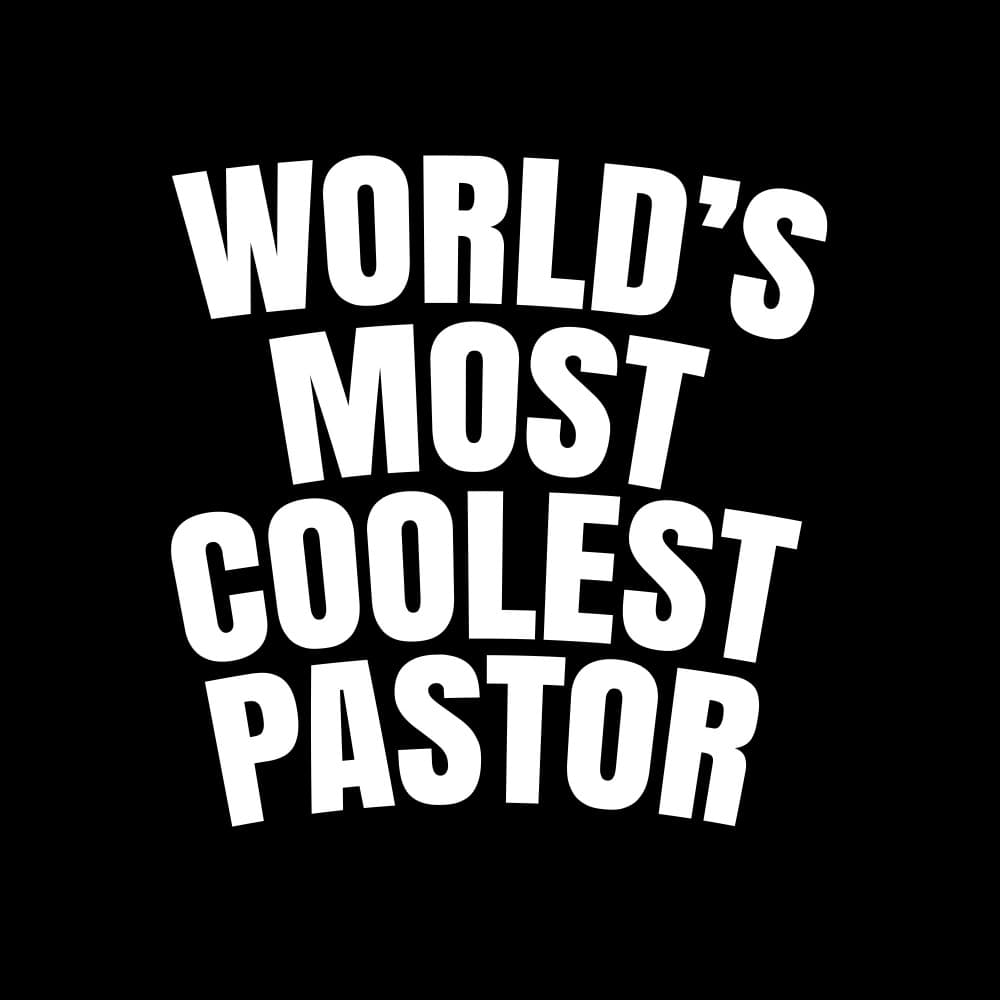 World's Coolest Pastor Quote by Happie Eagle — canvas wall art