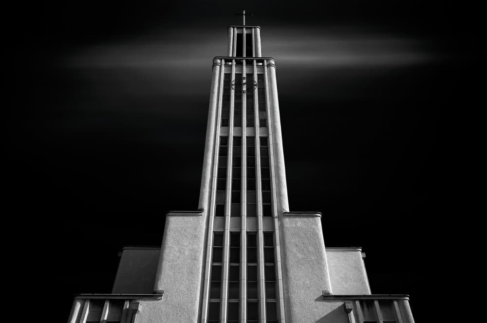 Modern Church Tower by Karol Važan — canvas wall art