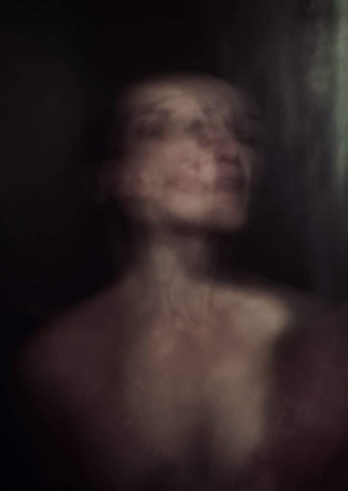 Ethereal Dark Portrait by Davide Barzaghi — canvas wall art