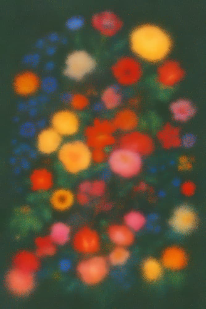 Dreamy Vibrant Blooms by Frida Floral Studio — canvas wall art