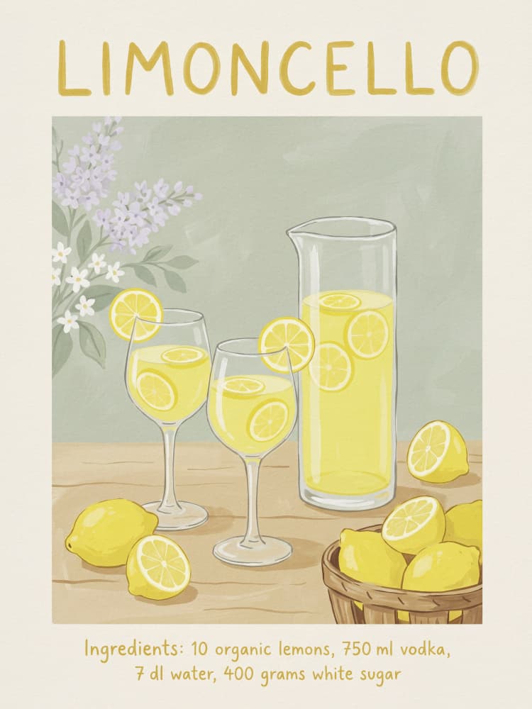 Limoncello Lemon Refreshment by Andreas Magnusson — canvas wall art