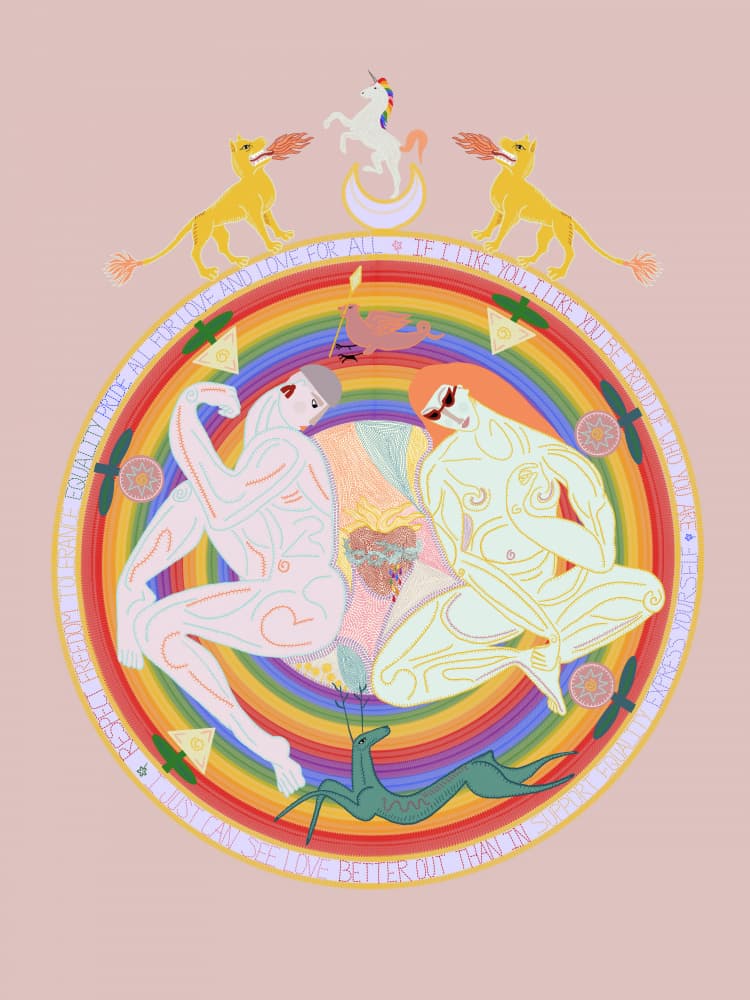 Pride by Jota de jai — canvas wall art