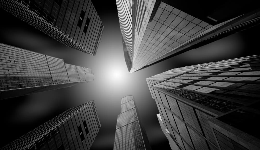 Urban Spire Ascent by Jean Vandijck — canvas wall art