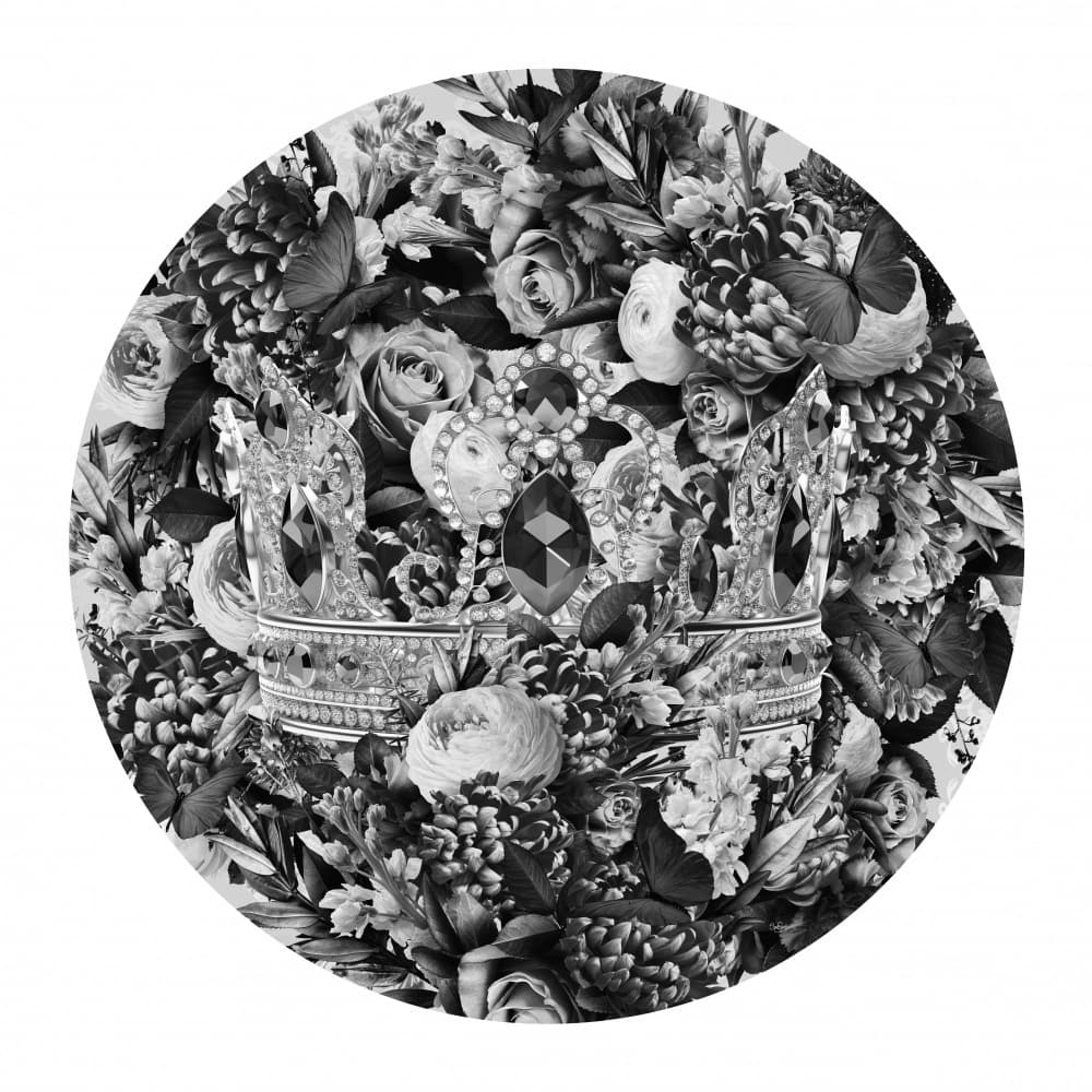 Regal Floral Crown by Sue Skellern — canvas wall art