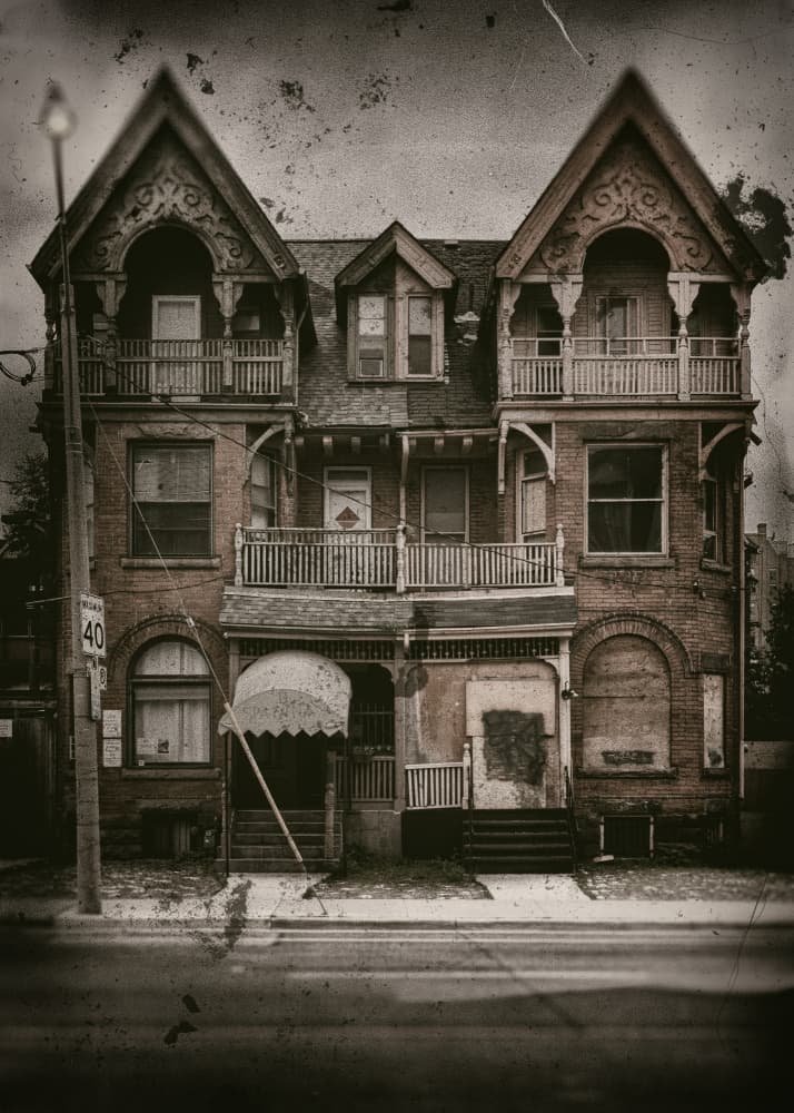 Forgotten Victorian House by The Learning Curve Photography — canvas wall art