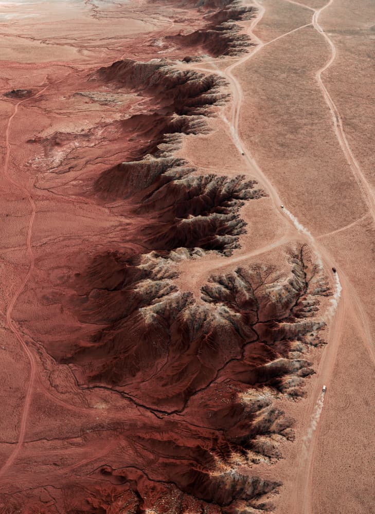 Red Rock Badlands by Reeno — canvas wall art