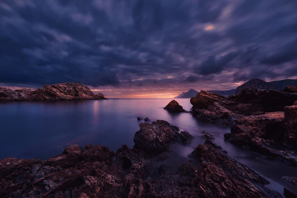 Dramatic Coastal Twilight by Jose Antonio Triviño Sanchez — canvas wall art