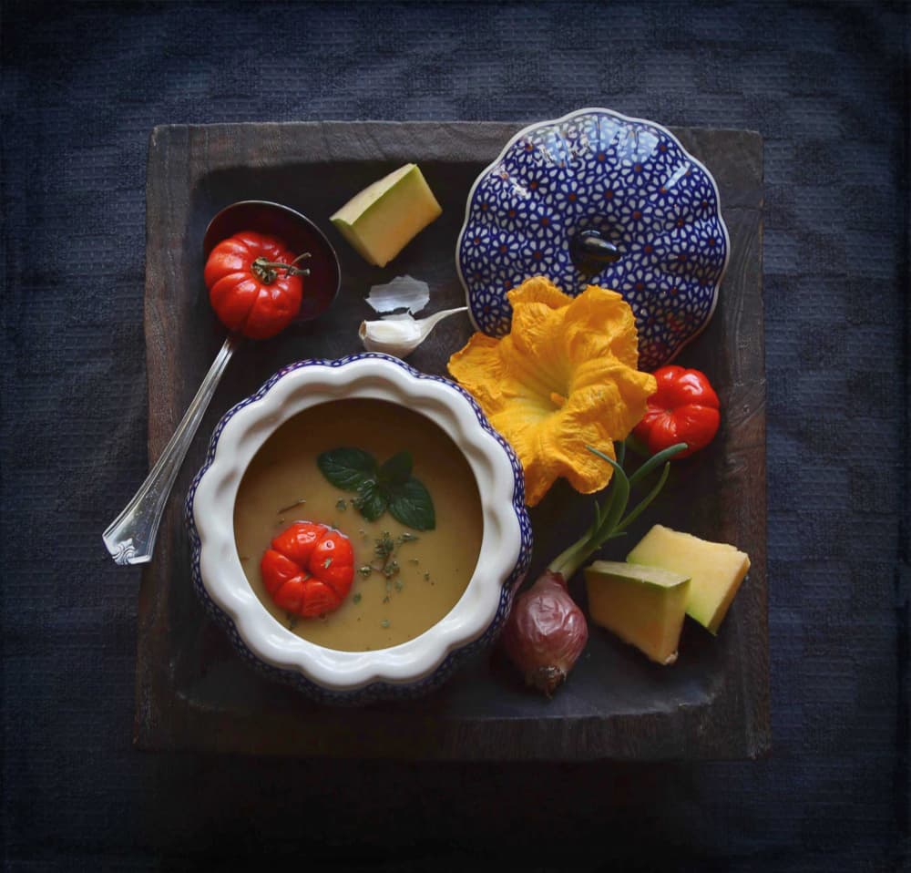 Rustic Pumpkin Soup by Fangping Zhou — canvas wall art
