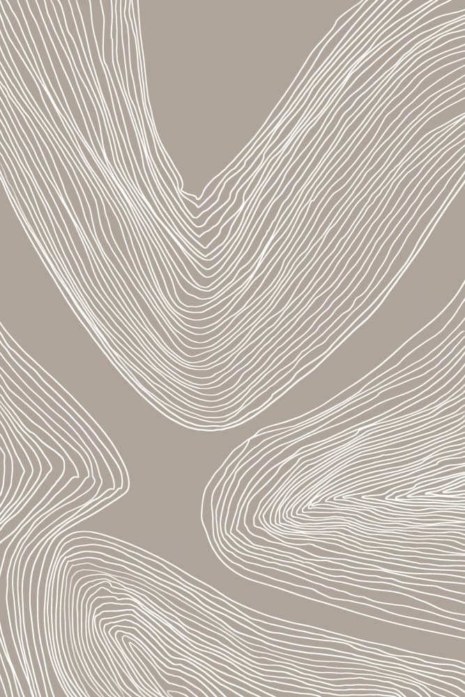 Flowing Abstract Lines by Melloi Art Prints — canvas wall art