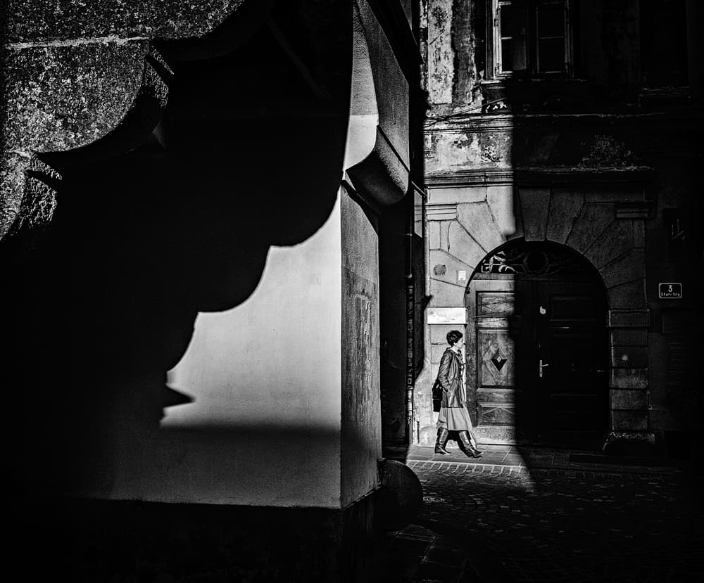 Walking Through Shadows by Aleš Klabus — canvas wall art