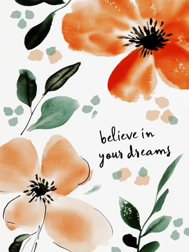Blossoming Dreams by Treechild — canvas wall art