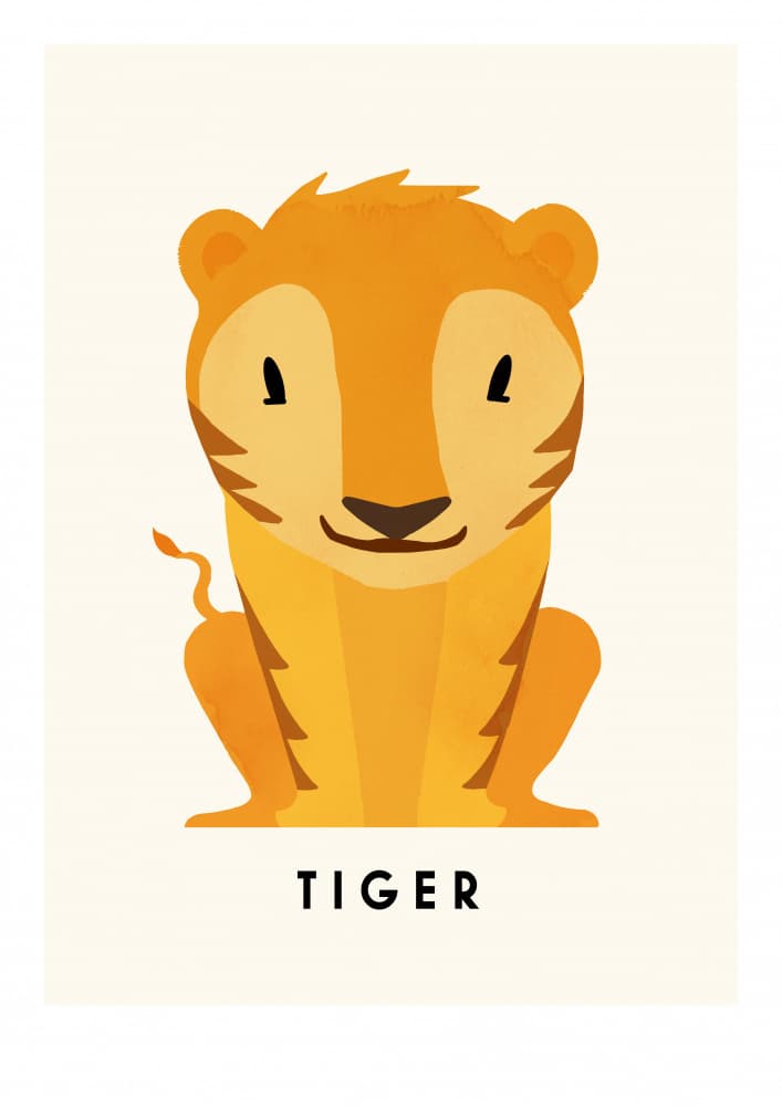 Sweet Jungle Cub by Erik Wintzell — canvas wall art