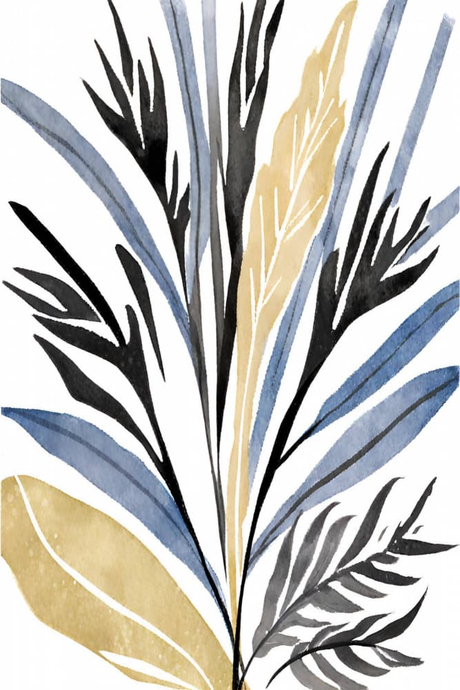 Modern Botanical Foliage by Sally Ann Moss — canvas wall art